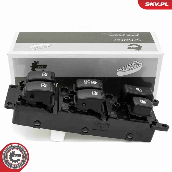 Brytare, fönsterhiss, Förarsida Esen skv 37SKV460 ESEN SKV Brytare, fönsterhiss, Förarsida Esen skv 37SKV460 ESEN SKV