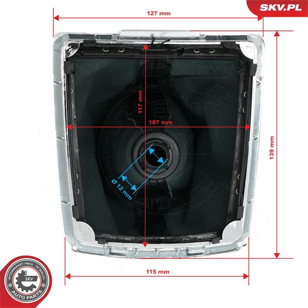 Växelspaksknopp Esen skv 63SKV430 ESEN SKV