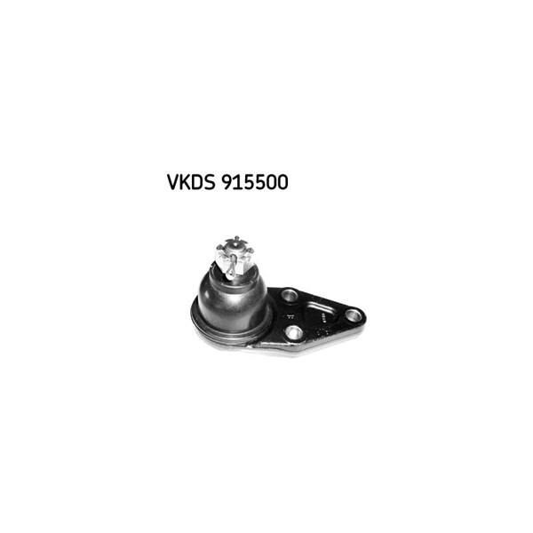 Kulled / Spindelled, Bakaxel, båda sidor, Upptill Skf VKDS 915500 SKF