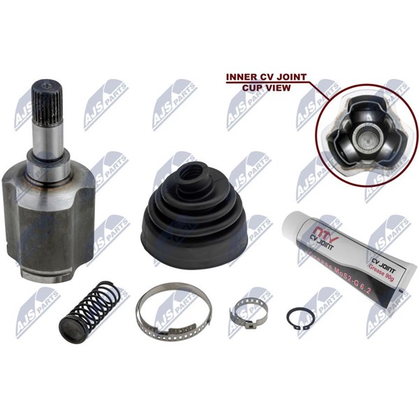 Drivknut, framaxel vänster Nty NPW-CH-005 NTY Drivknut, framaxel vänster Nty NPW-CH-005 NTY