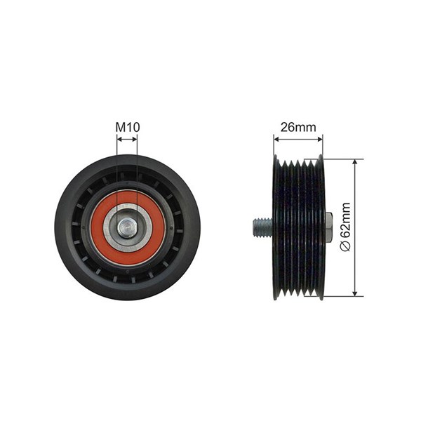 Spännrulle, Drivrem Nty RNK-AU-061 NTY Spännrulle, Drivrem Nty RNK-AU-061 NTY
