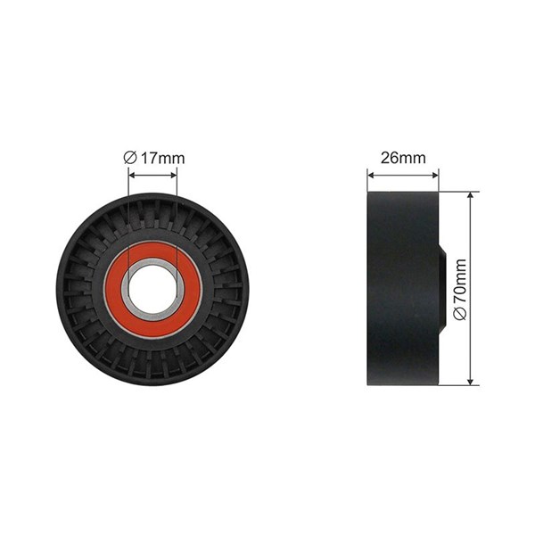 Spännrulle, Drivrem Nty RNK-BM-050 NTY
