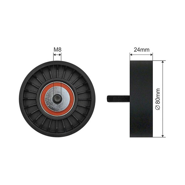 Spännrulle, Drivrem Nty RNK-BM-051 NTY Spännrulle, Drivrem Nty RNK-BM-051 NTY