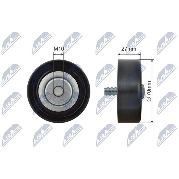 Styrrulle, drivrem Nty RNK-CH-050 NTY