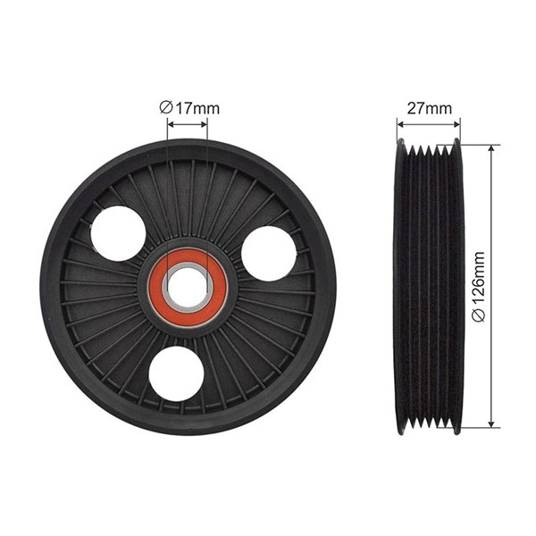 Spännrulle, Drivrem Nty RNK-CT-049 NTY Spännrulle, Drivrem Nty RNK-CT-049 NTY