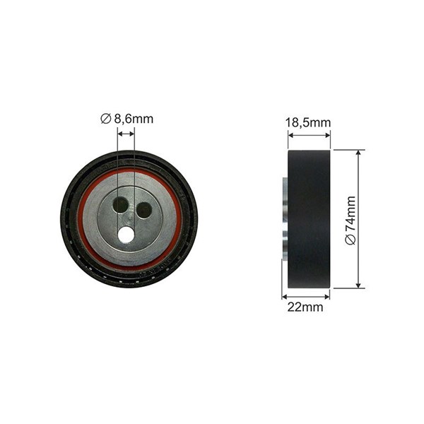 Spännrulle, Drivrem Nty RNK-FT-020 NTY
