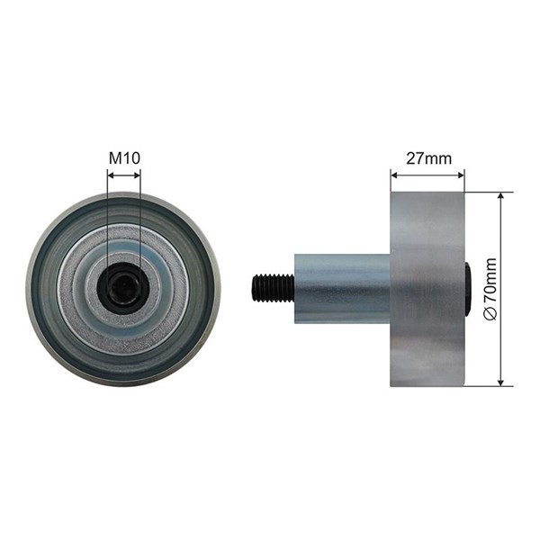 Spännrulle, Drivrem Nty RNK-HD-027 NTY Spännrulle, Drivrem Nty RNK-HD-027 NTY