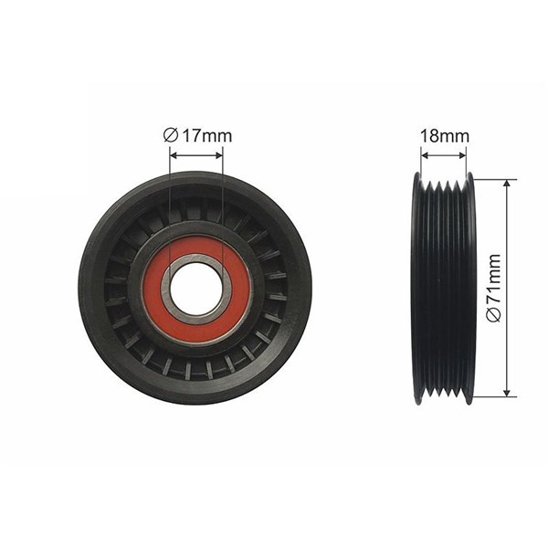 Spännrulle, Drivrem Nty RNK-HY-512 NTY Spännrulle, Drivrem Nty RNK-HY-512 NTY