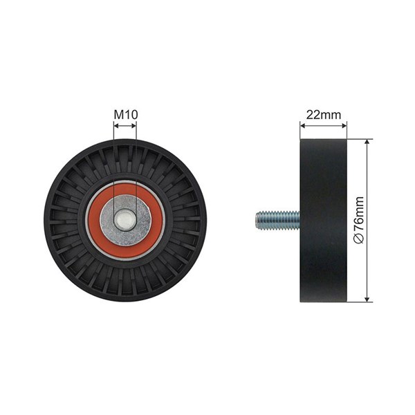 Spännrulle, Drivrem Nty RNK-KA-011 NTY Spännrulle, Drivrem Nty RNK-KA-011 NTY