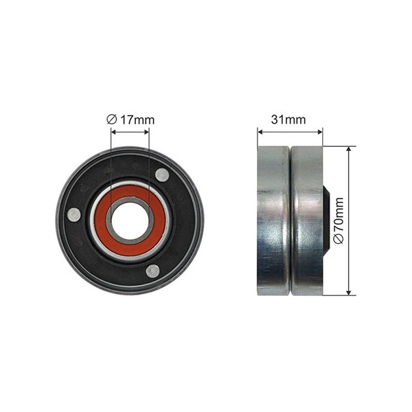 Spännrulle, Drivrem Nty RNK-LR-015 NTY