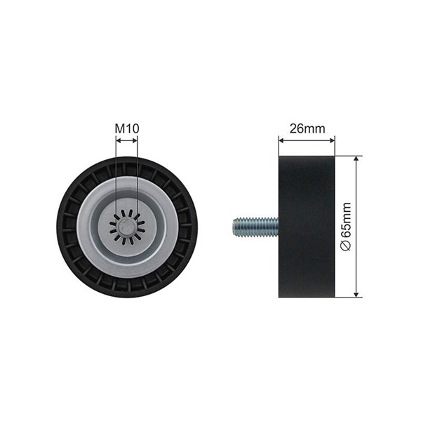 Spännrulle, Drivrem Nty RNK-ME-054 NTY Spännrulle, Drivrem Nty RNK-ME-054 NTY