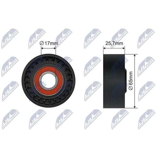Spännrulle, Drivrem Nty RNK-MZ-020 NTY Spännrulle, Drivrem Nty RNK-MZ-020 NTY