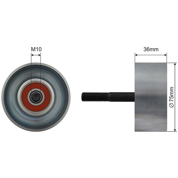 Spännrulle, Drivrem Nty RNK-NS-049 NTY Spännrulle, Drivrem Nty RNK-NS-049 NTY