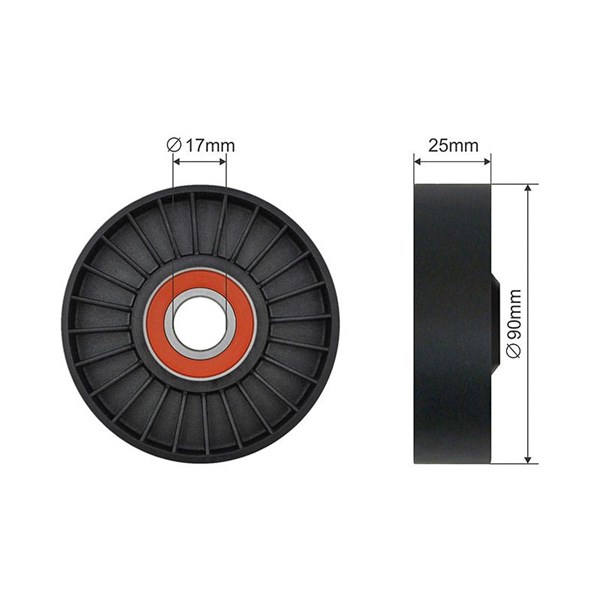 Spännrulle, Drivrem Nty RNK-PL-038 NTY