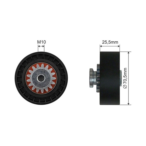 Spännrulle, Drivrem Nty RNK-RE-036 NTY