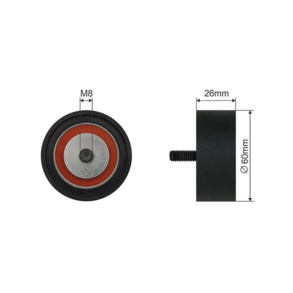 Spännrulle, Drivrem Nty RNK-RE-039 NTY