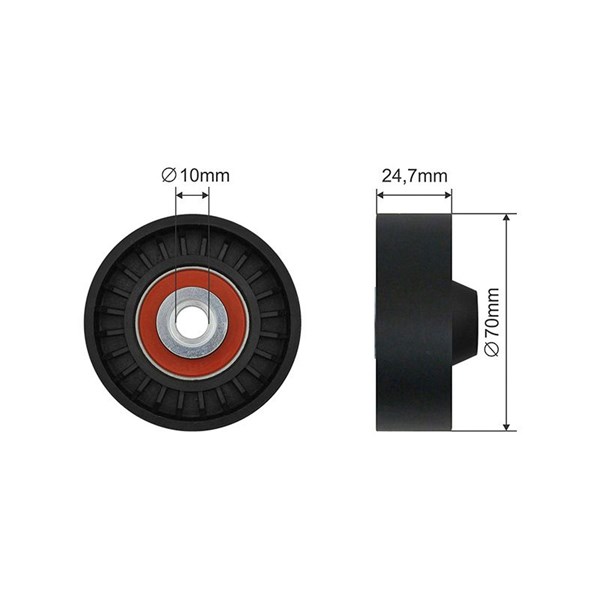 Spännrulle, Drivrem Nty RNK-SU-015 NTY Spännrulle, Drivrem Nty RNK-SU-015 NTY