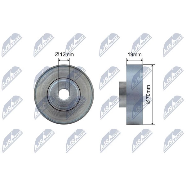 Spännrulle, Drivrem Nty RNK-SU-017 NTY Spännrulle, Drivrem Nty RNK-SU-017 NTY