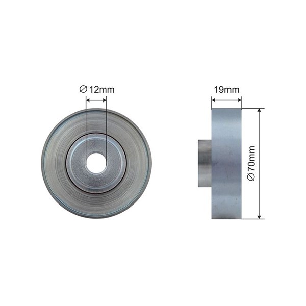 Spännrulle, Drivrem Nty RNK-SU-017 NTY Spännrulle, Drivrem Nty RNK-SU-017 NTY