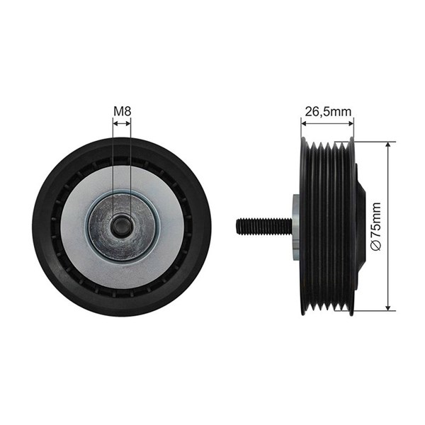 Spännrulle, Drivrem Nty RNK-VW-037 NTY