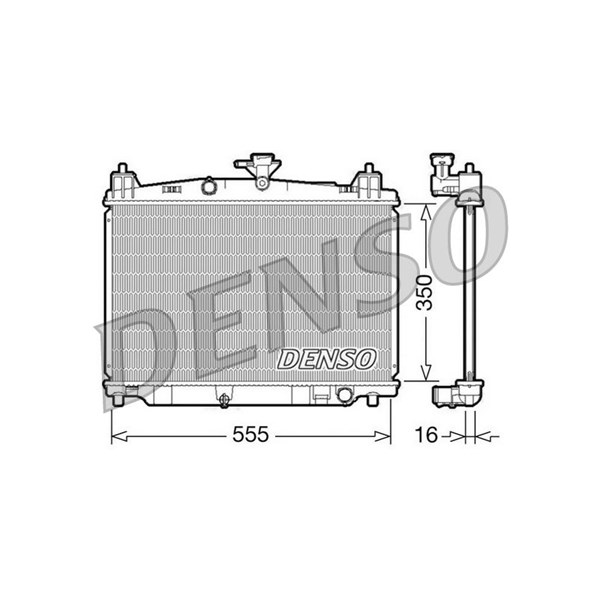 Kylare, motorkylning Denso DRM44016 DENSO