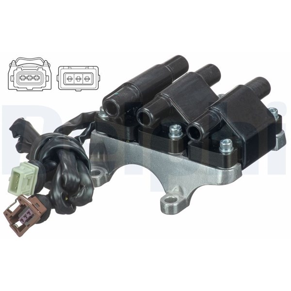 Tändspole 12V Delphi GN10806-12B1 DELPHI