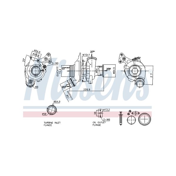 Turbo Nissens 93323 NISSENS
