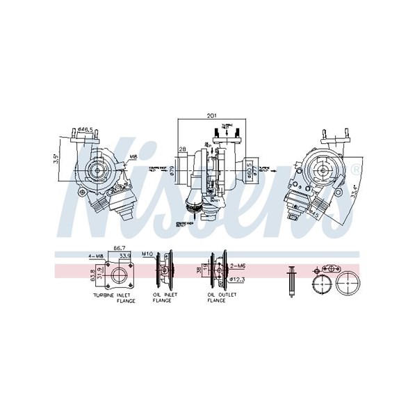 Turbo Nissens 93607 NISSENS