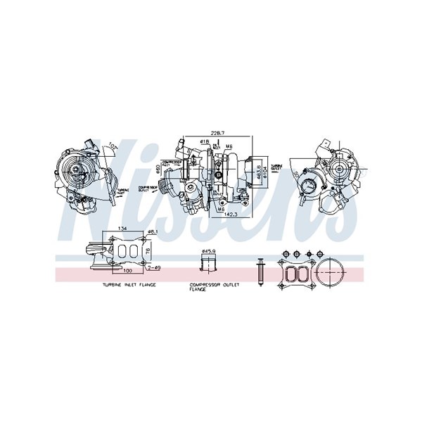 Turbo Nissens 93632 NISSENS