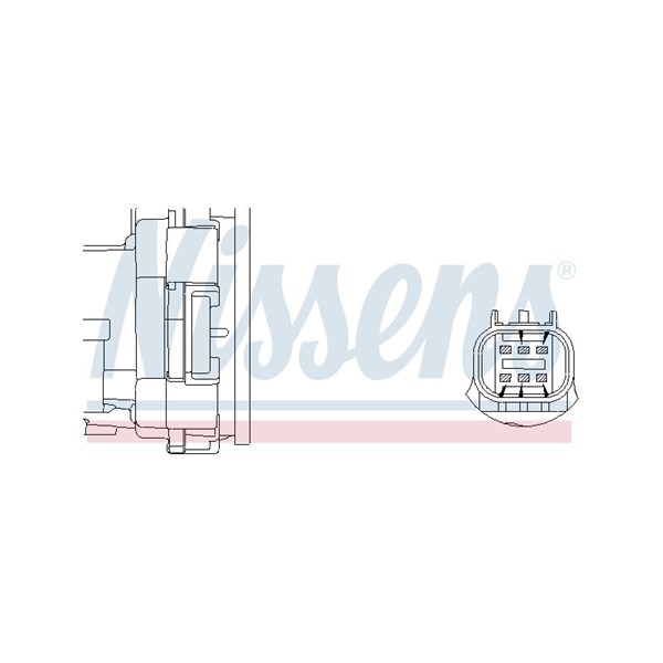 Gasspjäll/Spjällhus 12V Nissens 955152 NISSENS Gasspjäll/Spjällhus 12V Nissens 955152 NISSENS