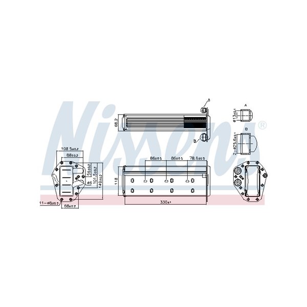 Intercooler Nissens 961447 NISSENS