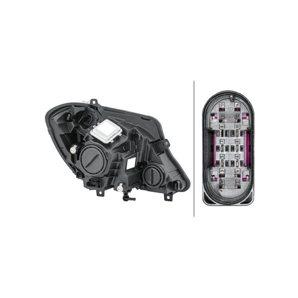 Strålkastare 12V, Vänster Hella 1EJ 011 030-311 HELLA Strålkastare 12V, Vänster Hella 1EJ 011 030-311 HELLA