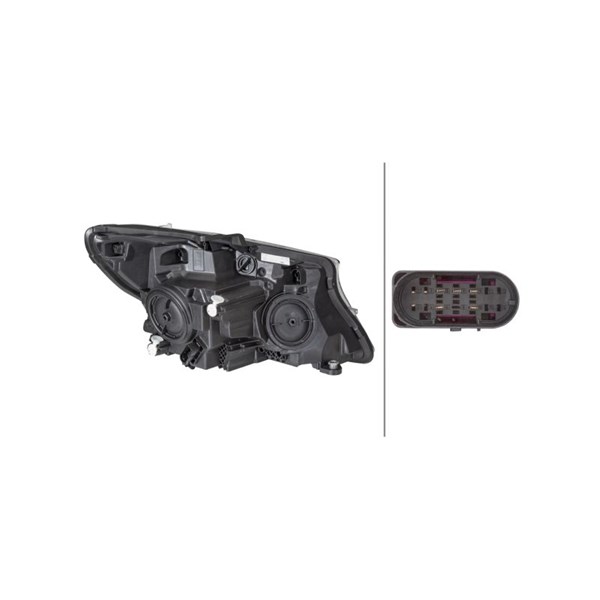 Strålkastare 12V, Vänster Hella 1EL 011 284-871 HELLA Strålkastare 12V, Vänster Hella 1EL 011 284-871 HELLA