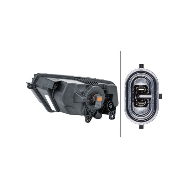 Dimljus 12V, Höger Hella 1ND 012 598-021 HELLA