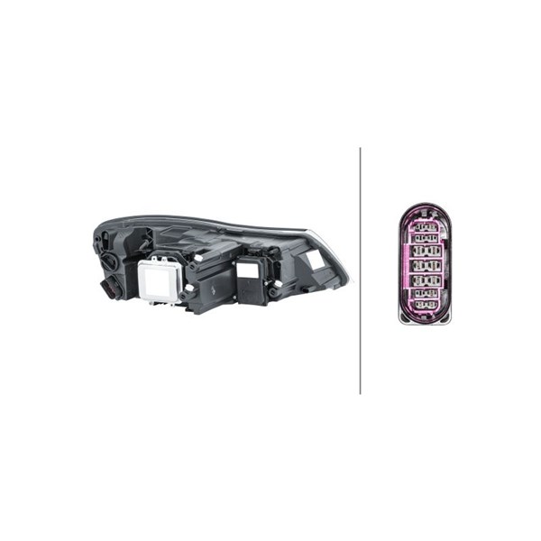 Strålkastare 12V, Vänster Hella 1ZL 247 052-311 HELLA Strålkastare 12V, Vänster Hella 1ZL 247 052-311 HELLA