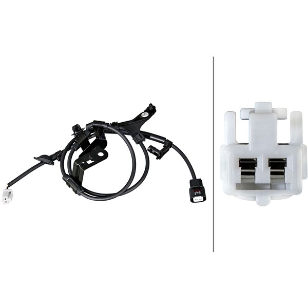 Anslutningskabel, ABS, Bakaxel vänster Hella 6PU 358 219-361 HELLA