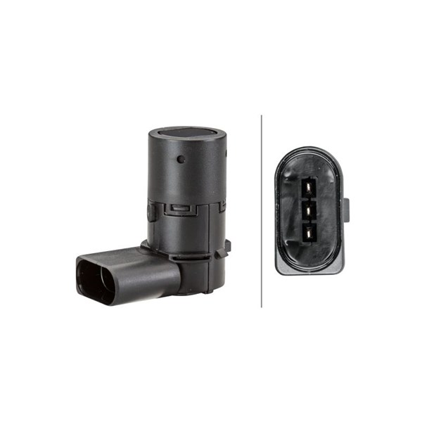 Sensor, parkeringshjälp, Bak, Fram, Inre, Ytter, Tvåsidig Hella 6 HELLA