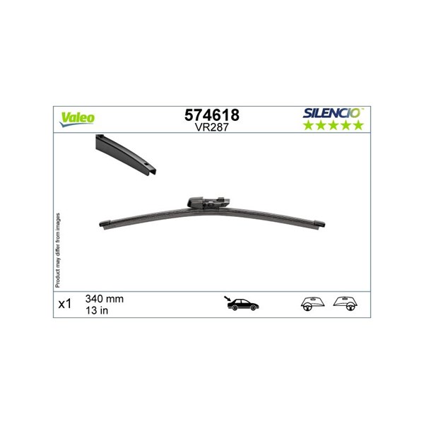 Torkarblad, Bak Valeo 574618 VALEO