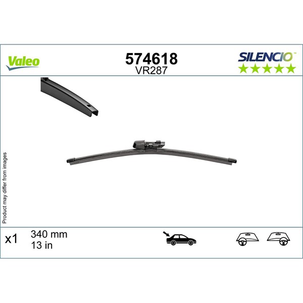 Torkarblad, Bak Valeo 574618 VALEO