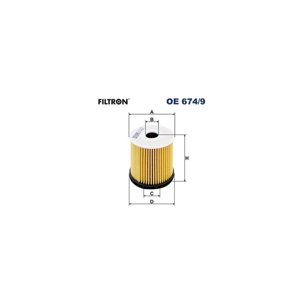 Oljefilter Filtron OE 674/9 FILTRON