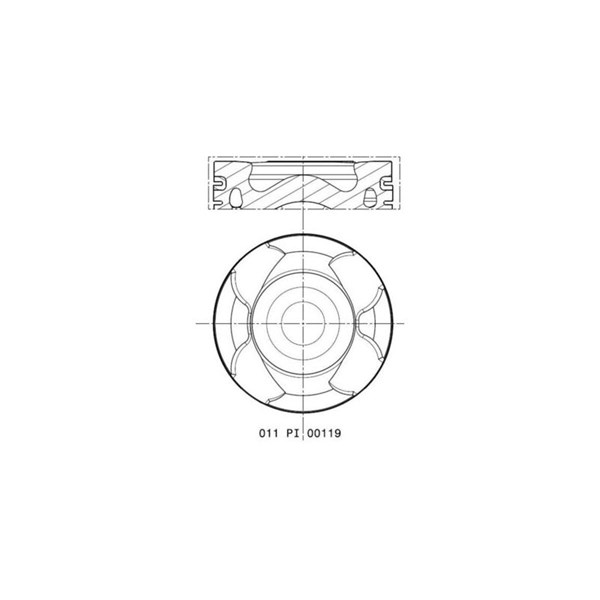Kolv Mahle 011 PI 00119 000 MAHLE