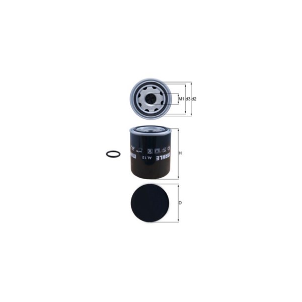 Lufttorkarpatron, kompressorsystem Mahle AL 12 MAHLE