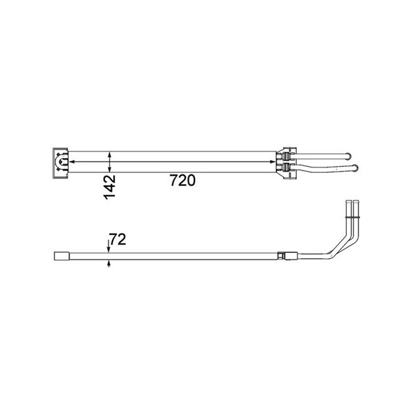 Oljekylare, styrning Mahle CLC 109 000P MAHLE