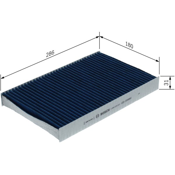 Kupefilter Bosch 0 986 628 601 BOSCH Kupefilter Bosch 0 986 628 601 BOSCH