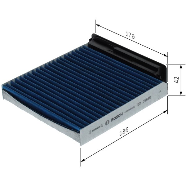 Kupefilter Bosch 0 986 628 602 BOSCH