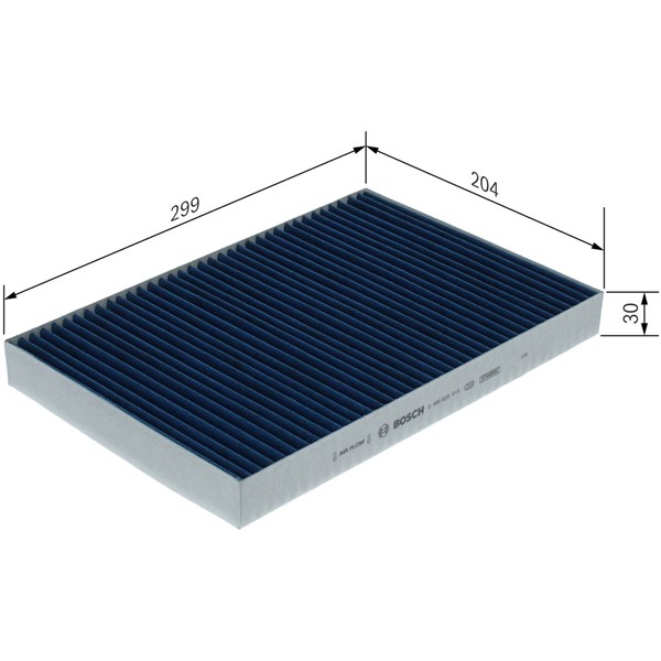 Kupefilter Bosch 0 986 628 613 BOSCH