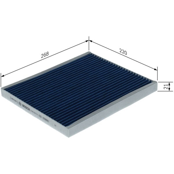 Kupefilter Bosch 0 986 628 614 BOSCH