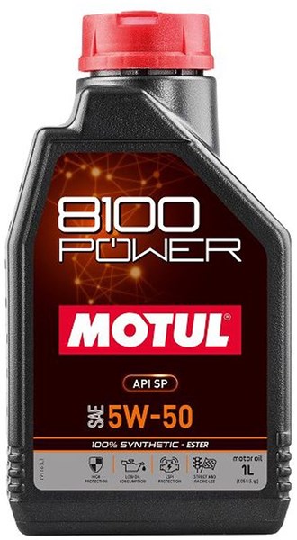 Motorolja Motul 8100 POWER 5W-50 MOTUL