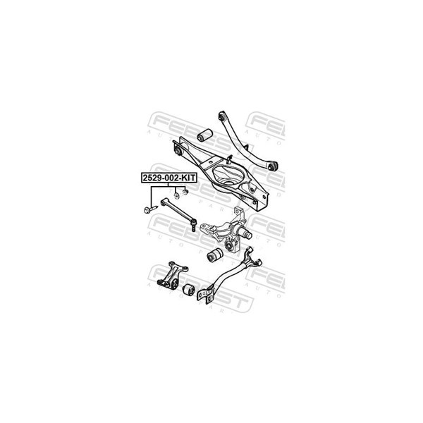 Inställningsskruv, camber Febest 2529-002-KIT FEBEST