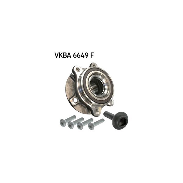 Hjullagersats, Framaxel, Bakaxel Skf Med HUB 3 lager VKBA 6649 F SKF